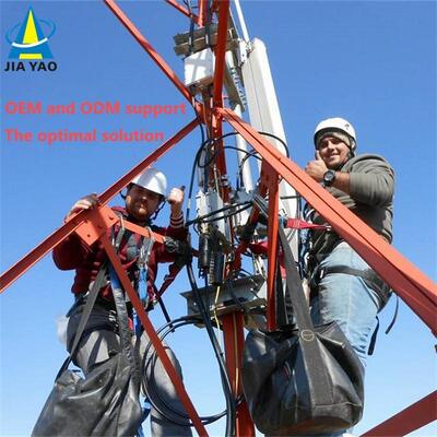 30m Hot Dip Galvanized Lattice Telecommunication Tower for 4G 5G Network Antenna Supporting