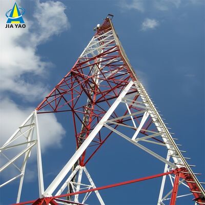 36M High Tensile 3 Legged Communication Tower Stable For Valley Base Station