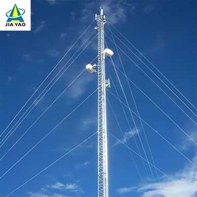 33 60M High Wind Adaptable Guyed Tower Cost Effective For Rural Broadband Coverage