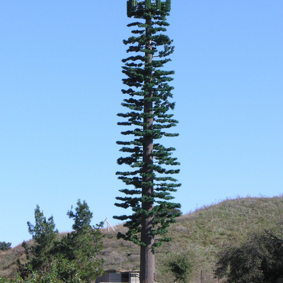 22 28 36Meter Hot Dip Galvanized Bionic Tree Telecom Tower Camouflaged For Tourist Scenic Area
