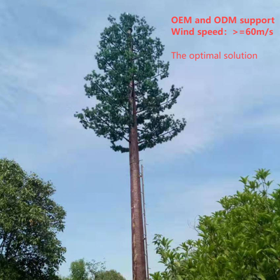 15 25 32Meter Custom Bionic Pine Tree Tower For City Park 5G Signal Coverage