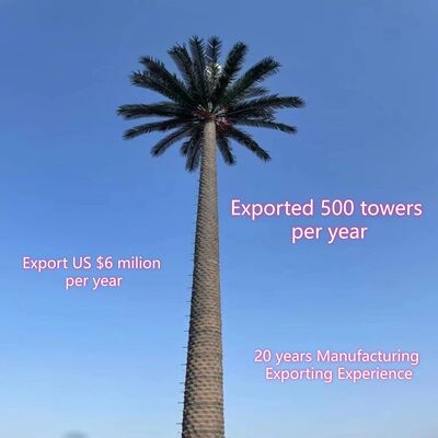 35M Environmental-Friendly Bionic Pine Tree Camouflage Communication Tower Scenic Area Signal Coverage 30-Year Lifetime Hot-DIP Galvanized Steel Structure