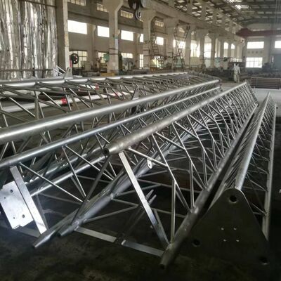 42M Cost-Effective Lightweight Guyed Wire Steel Lattice Tower for Rural Telecommunication and FM Radio Transmission with Fast On-Site