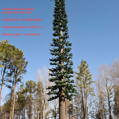 15-45M Tropical Style Bionic Palm Tree Camouflage Communication Tower for Coastal Resort Signal Coverage 30-Year Galvanized Steel Core and UV-Resistant Leaves