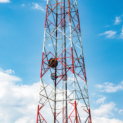 Seismic Grade 4 Legged Angular Steel Communication Tower ANSI/TIA-222 Standard Lattice Mast for Radio TV Antenna Installation