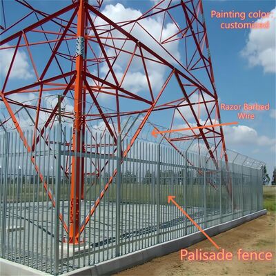 Seismic Grade 4 Legged Angular Steel Communication Tower ANSI/TIA-222 Standard Lattice Mast for Radio TV Antenna Installation