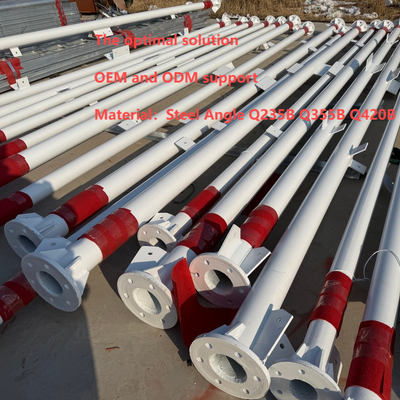 Heavy-Duty 3 Legged Tubular Steel Lattice Tower for Remote Mining Area Communication 4G 5G Base Station Q345B Hot DIP Galvanized Wind Resistant Mast