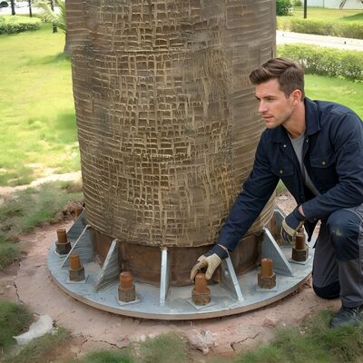Heavy Duty High Wind Load 120km/h Camouflaged Pine Tree Telecom Tower Bionic Steel Monopole for Coastal Area Communication Antenna Support with Anti-corrosion Coating