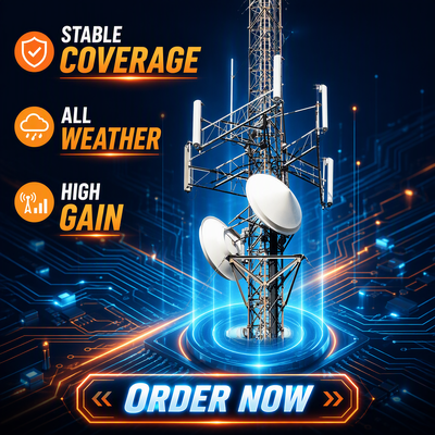 10m-40m Guyed Wire Galvanized Steel Telecom Tower Lattice Mast for Rural Network Coverage
