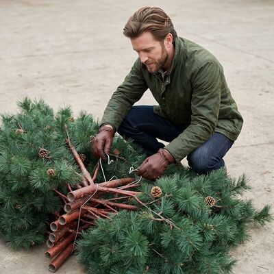 24m 30m Artificial Pine Tree Camouflaged Monopole Tower Bionic Antenna Telecom Tower