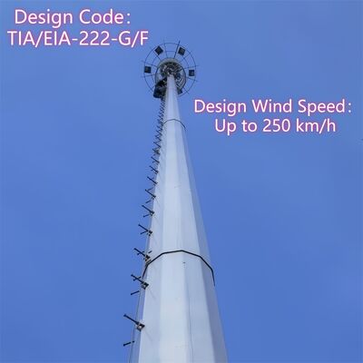 Integrated 5G Smart Street Light Pole Steel Monopole Communication Tower for Urban Intelligence Surveillance and Wireless Site