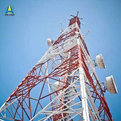 Anti-Corrosion Hot Dip Galvanized Lattice Telecom Tower for Desert Arid Environment Communication Base Station with ASTM A123 Standard