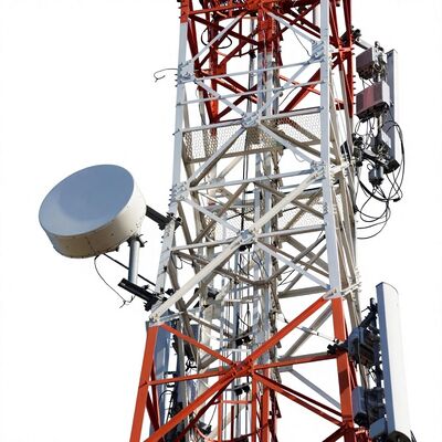 4 Legged Angular Steel Communication Tower Self Supporting Telecom Tower for Wireless Network