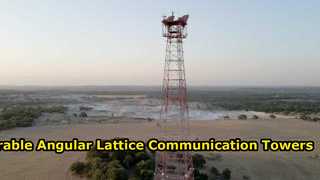 4 legged angular communication tower