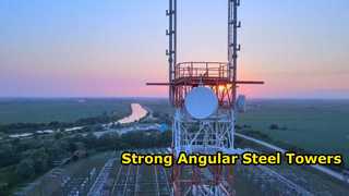 4 legged angular steel tower