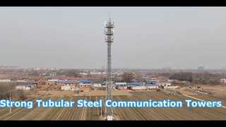3 Legged Tubular Communication Steel Tower